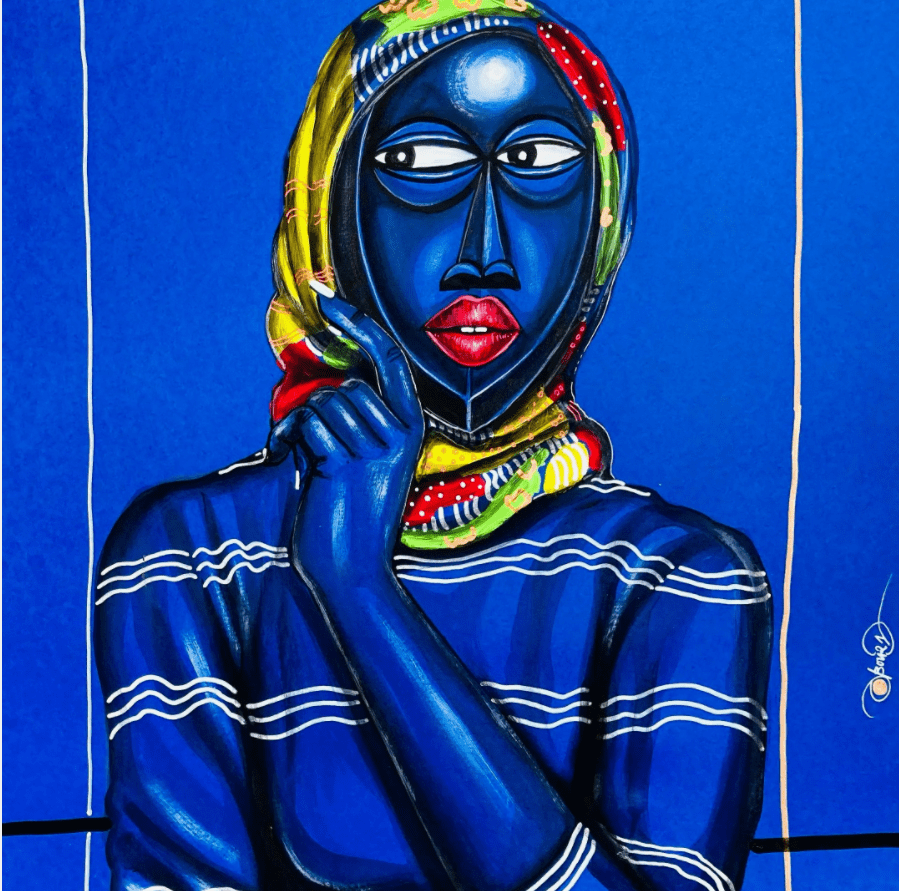 Peintre Obou: Expression Through  Masked Characters