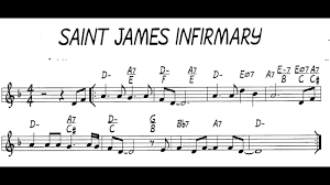 sheet music St James Infirmary