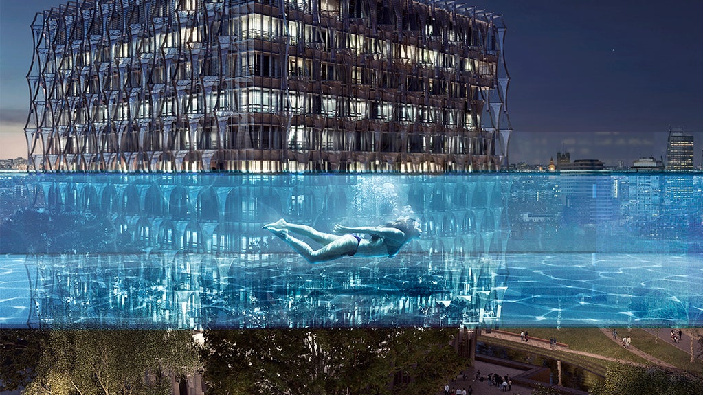 The World’s First Floating Swimming Pool