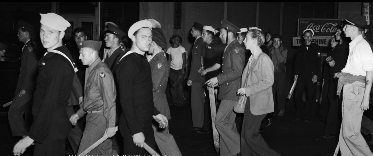 Backstory: ‘The Zoot Suit Riots’ (Los Angeles, 1943)