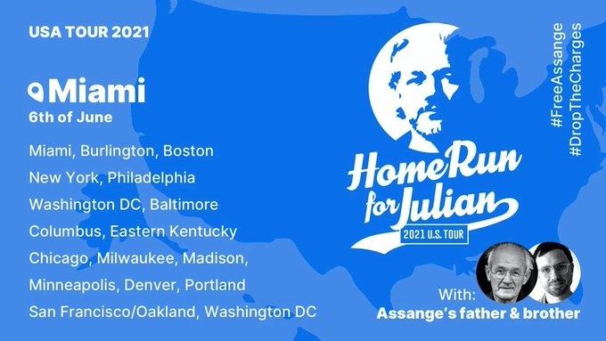 Assange Family to tour US pushing for his freedom