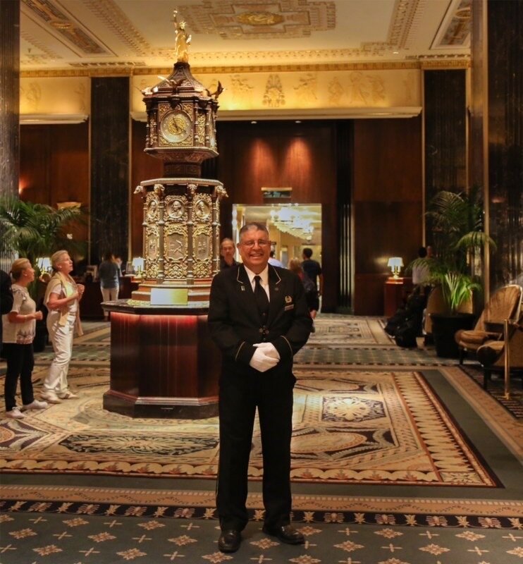 Jimmy Elidrissi was an affable fixture at the Waldorf Astoria for more than a half-century and was considered probably to have been Manhattan’s longest-serving bellhop when he retired.Credit...via Elidrissi family