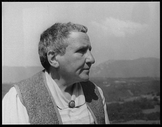 Gertrude Stein, 1934. Photographer: Carl Van Vechten.
