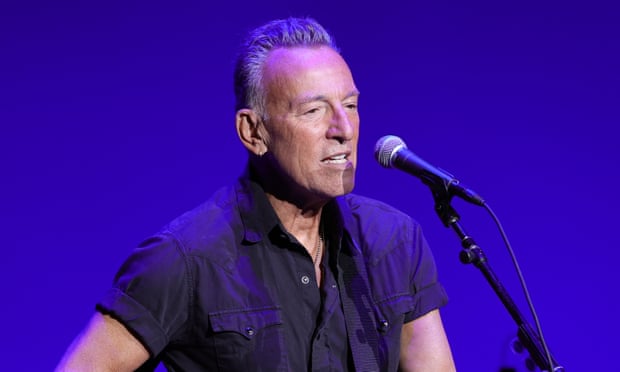 Bruce Springsteen performing in November. Photograph: Jamie McCarthy/Getty Images for SUFH