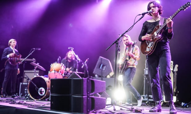 Big Thief performing in Dorset, England, in 2018. Photograph: Roger Garfield/Alamy