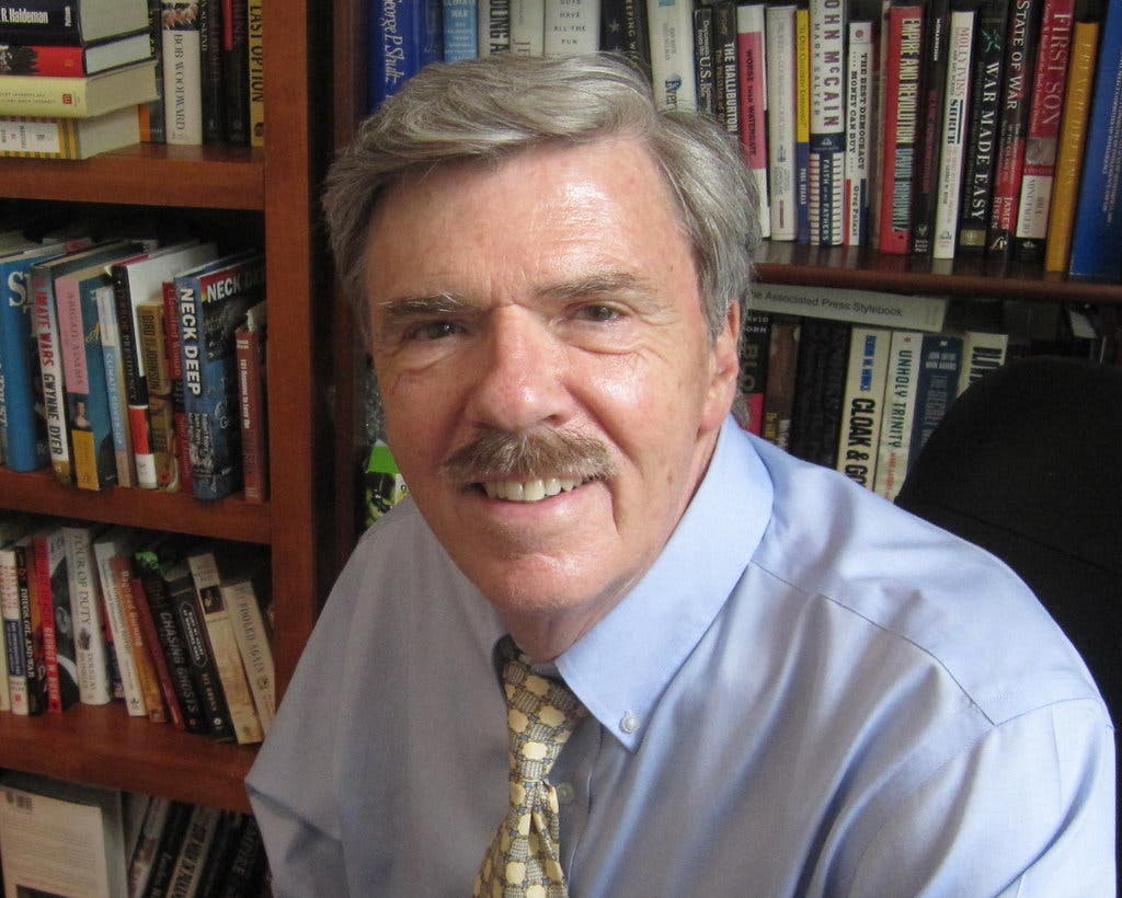 The investigative reporter Robert Parry in an undated photograph. His work on the Iran-contra scandal of the 1980s brought him a George Polk Award.Credit...Diane Duston, via Associated Press