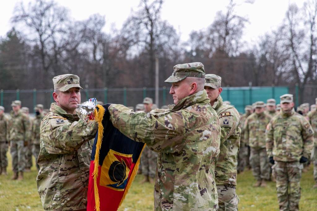 The Florida National Guard’s 53rd Infantry Brigade Combat Team first arrived in Ukraine in December. They're now training Ukrainian troops outside the country. (Sgt. Specer Rhodes/Army)