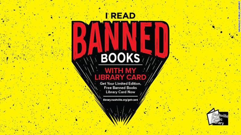 Nashville library offers ‘I read banned books’ library cards