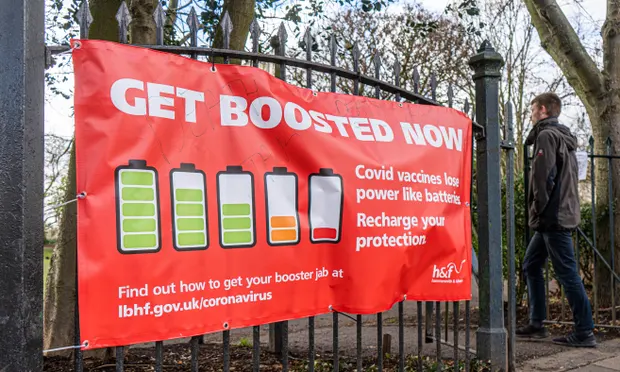 In March the health secretary, Sajid Javid, suggested the second booster programme could be expanded in the autumn. Photograph: Amer Ghazzal/Rex/Shutterstock