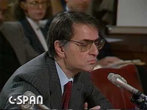 Carl Sagan Talking to US Congress about Climate Change