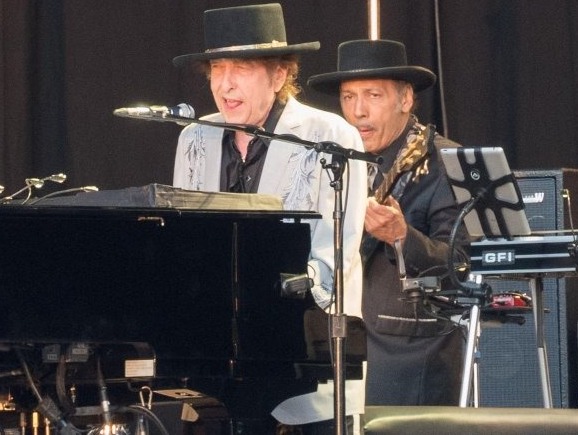 Singer Songwriter Bob Dylan in concert