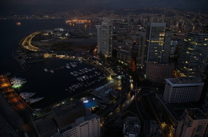 A view of Lebanon's capital, Beirut,